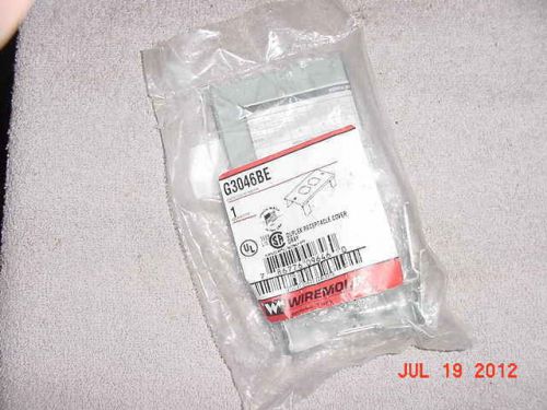 *NEW* WIREMOLD RECEPTACLE COVER G3046BE WIREMOLD 3000 **FREE SHIPPING USA**