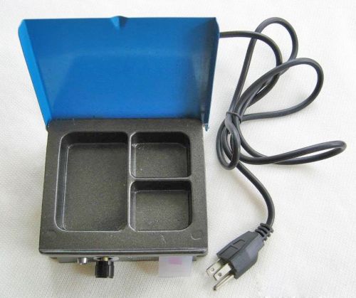 New 3 well analog wax melting dipping pot heater melter dental lab equipment for sale
