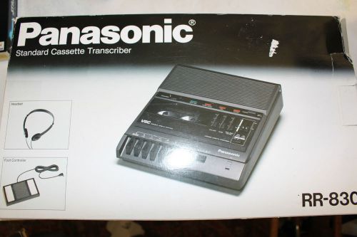 Panasonic RR-830 Standard Cassette Transcriber Full Set LN