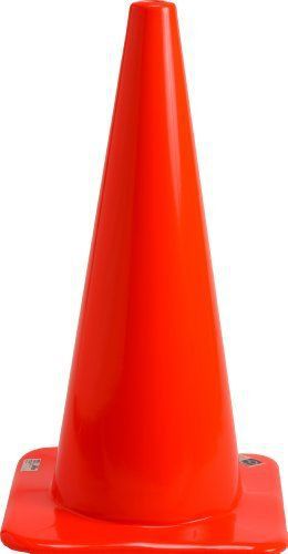 Brady 80112  traffic cone orange vinyl 28 in   28&#034;   fluorescent orange (1 per o for sale