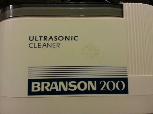 Branson 200 ultrasonic cleaner