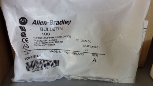 100-FSD250  Allen Bradley Surge Suppressor Module       NIB