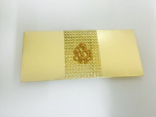 1 pc Fancy Decorative Gift Envelop Pocket/Card/Money/HandcraftedPaper Golden