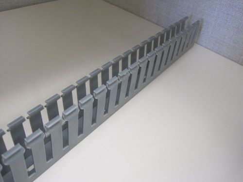 Panduit g.75x2lg6 panduct type g wide slot wiring duct - .75&#034; w x 2&#034; h, 6&#039;, gray for sale