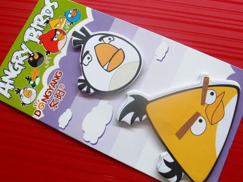 1X Angry Birds Point Maker Sticker Post-it Note Memo Pad Bookmark Stationery D-5