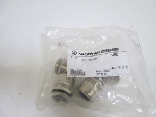 LOT OF 4 WALTHER PROCON CONNECTOR 717650 *NEW IN BAG*