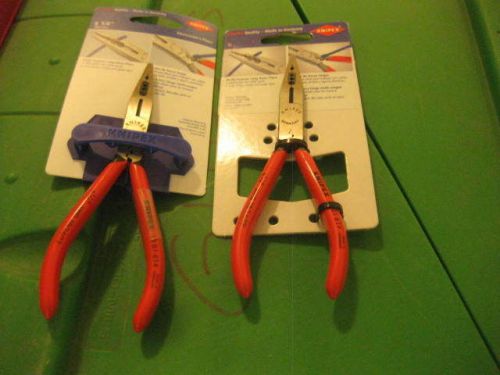 2 *NEW* KNIPEX ELECTRICIANS LONG NOSE PLIERS KN 13 01 614 1301614 WIRE STRIPPERS
