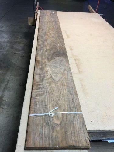 Wood veneer figured mozambique 12x100 24 pieces total raw bundle &#034;exotic&#034;1-28-15 for sale