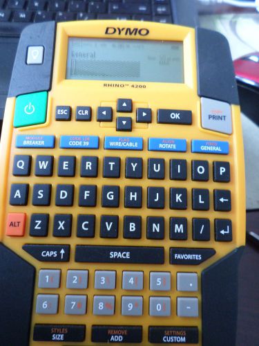 Sanford DYMO Rhino 4200 Industrial Labeling Tool QWERTY Keyboard (1801611)