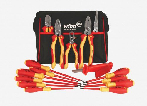 Wiha 32878 13 piece insulated pliers/driver tool box for sale