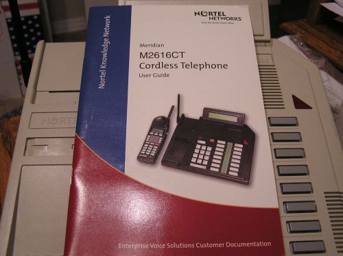 NORTEL MERIDIAN M2616CT CORDLESS DISPLAY ASH TELEPHONE 16 BUTTON - NIB - #CEK12