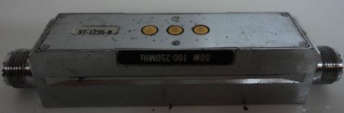 Motorola Wattmeter Thru Line Sensor Slug Block 50W 100-250 MHz ST-1255-B