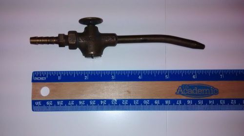Antique Lunkenheimer Brass Push Button Air Compressor Nozzle Vintage Tool
