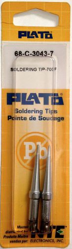 Set of (2) PLATO  (NTE) Soldering Tips 68-C-3043-7 NEW