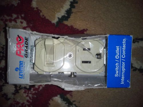 LEVITON COMBINATION SWITCH AND RECEPTACLE 5225-ISP