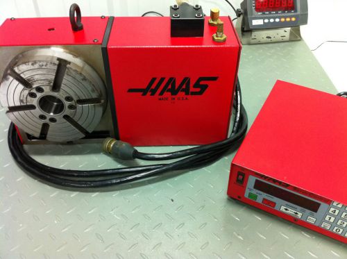 Haas HRT210,  Rotary Indexer with the servo control box