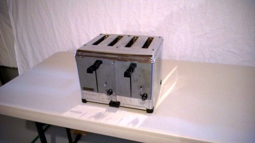 Toastmaster Toaster -- Vintage Commercial 1D1 Pop Up, 110/220 volts, 2450 watts