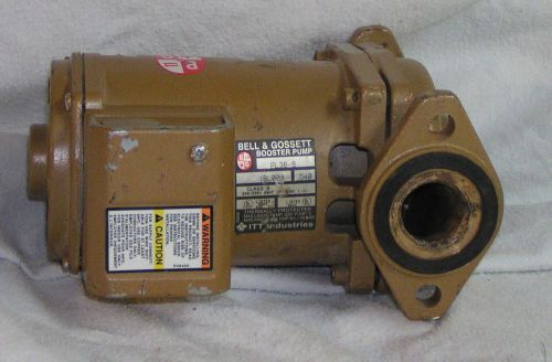 Bell &amp; Gossett PL-36 Circulator pump PL36B Bronze 220 vac