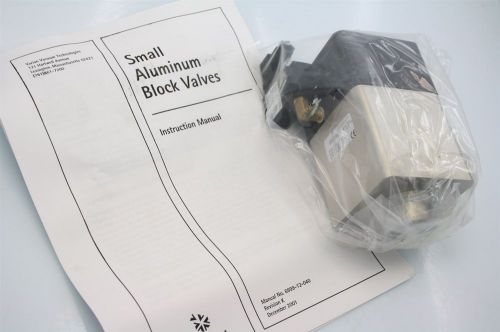Varian High Vacuum Aluminum Block Valve L9481-713 + MAC 35A-AAA-DAAJ-1KA  110VAC