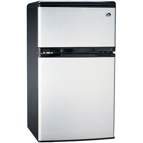 Igloo 3.2 cu. ft. 2 reversible doors  cfc free refrigerator and freezer s steel for sale