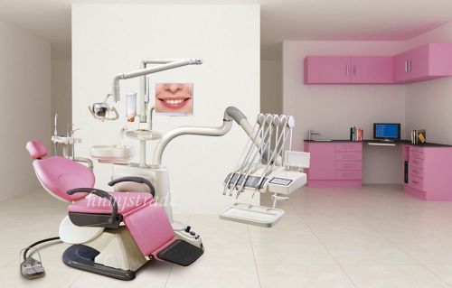 Dental unit chair fda ce approved f6 model hard leather for sale