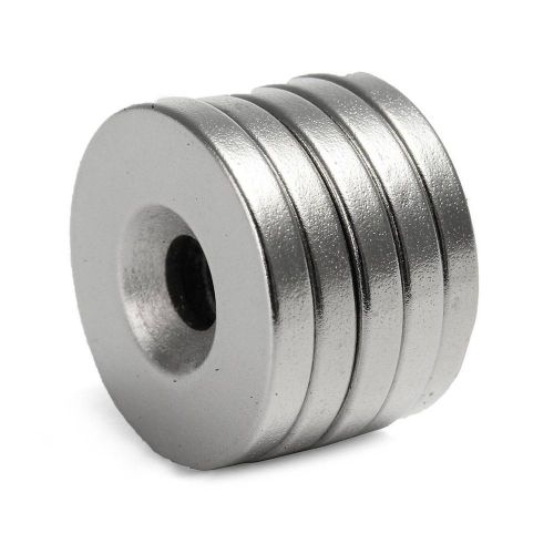 5pcs strong magnetic neodymium magnets disc rare earth craft 20x3mm hole 5mm n35 for sale