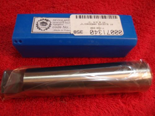 NEW BISON POLAND 7-450-030 MT4 Spindle to MT3 Arbor Morse Taper Adapter Reducing