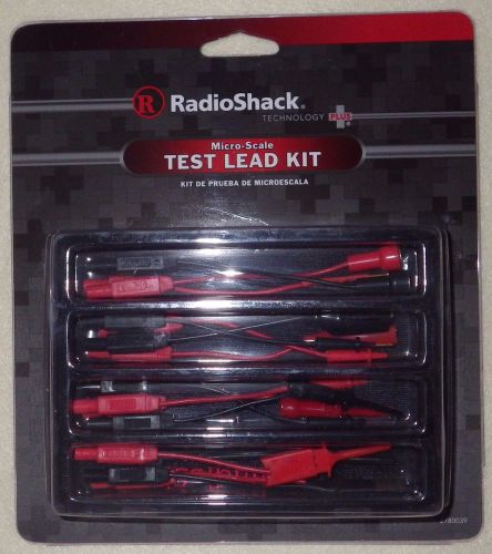 Micro scale test lead kit radiosshack model 2780039 multimeter attachment probes for sale