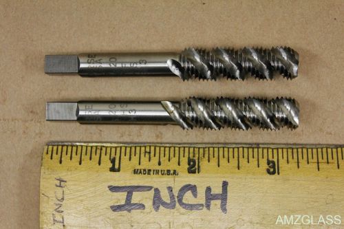 2 New MORSE 7/16-20 NF Hi-Helix Plug Taps HSS GH3 3 Flute High Spiral 2059 USA