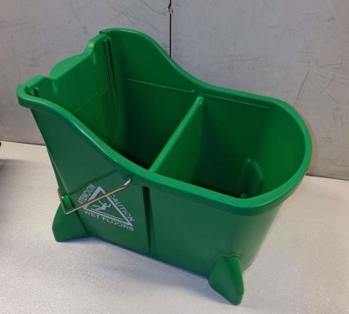 Ecolab Dual Cavity Mop Bucket Green