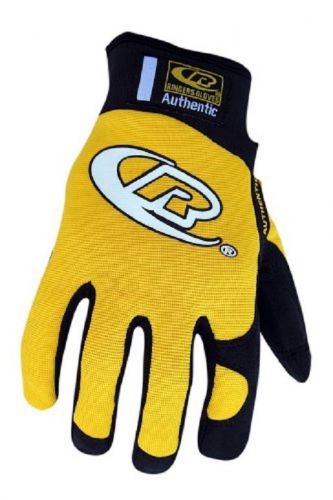 Ringers Gloves 134-12 Men&#039;s Yellow Authentic Glove Enhanced Fit/Dexterity 2XL