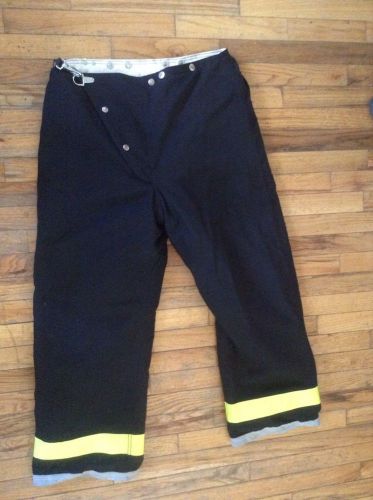 Black Pants 36x30 Firefighter Turrnout Globe Pants