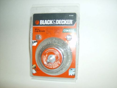 Black &amp; Decker 3&#039;&#039; Coarse Wire Cup Brush