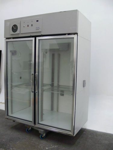 Revco / Baxter Model CC504ABA Laboratory Lab Glass Display Two door Refrigerator