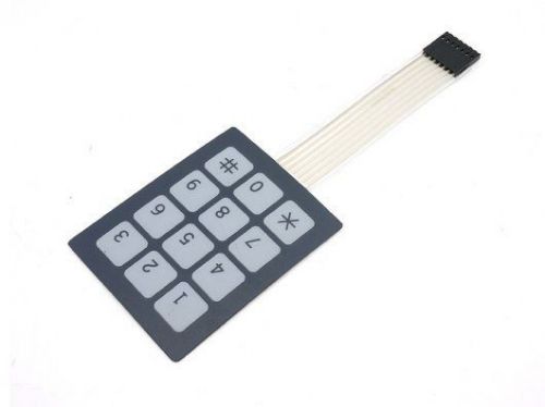Sealed Membrane 3x4 Button Pad with Sticker Pin Keyboard DIY Maker Seeed BOOOLE