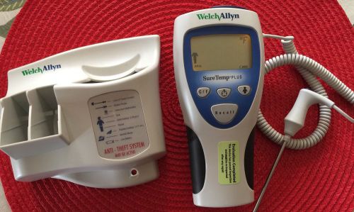 Welch Allyn Sure Temp Plus Model 696 Thermometer
