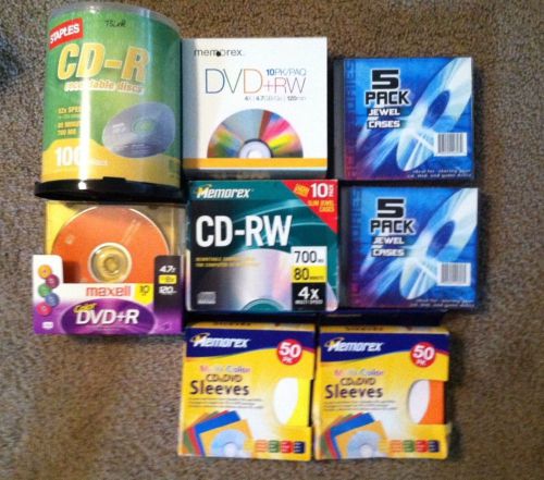 CD/DVD cases &amp; sleeves