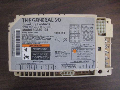 White Rodgers 50A50-131 The General 90 Total Furnace Control Board Module Used