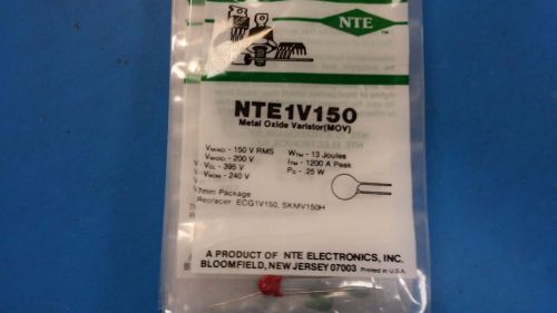 (1 PC) NTE1V150, ECG1V150, SKMV150H, Metal Oxide Varistor (MOV)