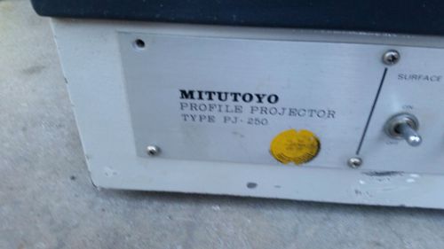 Mitutoyo Profile Projector PJ250 PJ 250