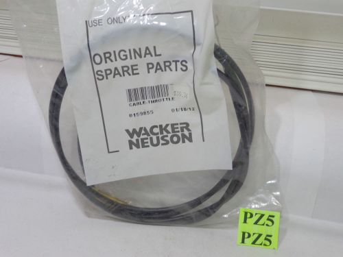 Genuine OEM Wacker Neuson 0159855 Throttle Cable Part New