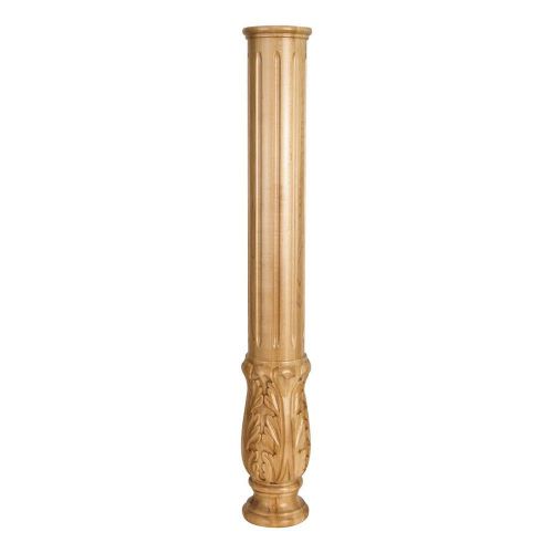 ONE-Acanthus Traditional Fireplace Column-5&#034; x 35&#034;- #FP1-RW