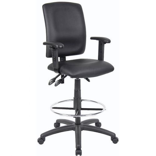 Boss leatherplus multi-function drafting stool for sale