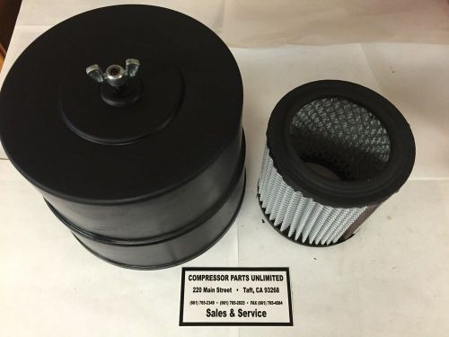 AIR FILTER ASSEMBLY W/FILTER, AIR COMPRESSOR, 1 1/4 MALE NPT, AFTERMARKET.