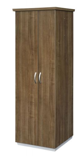 New pimlico walnut modern office bookcase wardrobe with laminate doors for sale