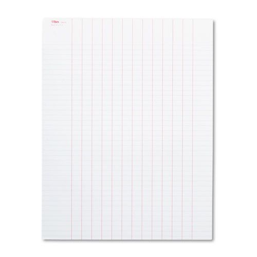 Data Pad w/Plain Column Headings, 8-1/2 x 11, White, 50 Sheets