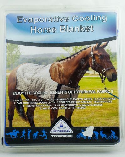 HyperKewl Evaporative Blue Cooling Horse Blanket New Original