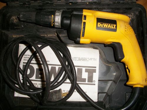 Dewalt dw257 deck drywall corded screwgun + BONUS &#034;clinch on&#034; cornerbead tool