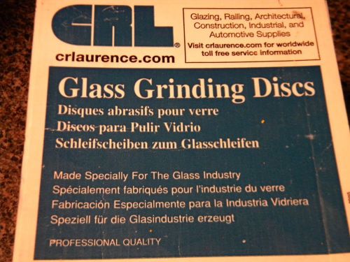 CRL Glass Grinding Discs  6 Inch PSA 6120 Brand New