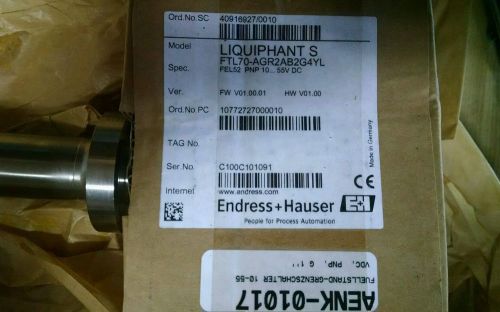 Endress+Hauser ftl70-agr2ab2g4yl Liquiphant S FTL70 Level limit switch NEW